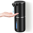 Dispensador de jabón en barra automático, sin contacto, con una sola mano, opciones negras y blancas, carga USB, batería de litio, ideal para cocina y baño, dispensador de jabón para cocina.