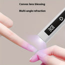 Linterna LED Inalámbrica para Uñas - Luz de Gel Manos Libres con Soporte Portátil, Secador USB, Batería de Larga Duración y Tecnología de Secado Rápido, para Hogar/Salón/Manicura/Pedicura - Rosa/Blanco/Azul, Accesorio de Belleza, Cuerpo de Plástico Resis