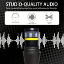 Nuevo micrófono inalámbrico E845, Micrófono profesional con conector de 6,35 mm, ideal para karaoke, transmisión en vivo, estudio de grabación de voz, sonido de alta fidelidad, diseño de metal elegante, compatibilidad plug & play