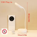Linterna de Escritorio con Alimentación USB y Iluminación Ajustable - Diseño Elegante en Blanco para Dormitorios, Salas y Residencias Universitarias - Regalo Ideal para San Valentín o Navidad
