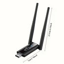 [WiFi de Largo Alcance 300Mbps] Extensor de WiFi de Largo Alcance de 300Mbps - 1ud Adaptador de Red USB 2.4G - Configuración Fácil, No Requiere Batería, Voltaje de Operación ≤36V