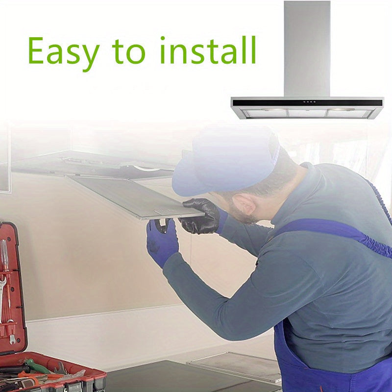 2 Piezas de Filtro de Grasa para Campana Extractora - Compatible con Whirlpool y Jenn-Air, Malla de Aluminio de 5 Capas, Instalación Sin Herramientas, Trampa de Grasa Fácil de Limpiar para Humo y Olores, Mayor Durabilidad, Accesorio Moderno para Cocina,