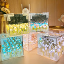 Lámpara nocturna LED de tulipán para armar, estilo Art Deco, con batería y control de interruptor, luz ascendente para decoración de habitación - Regalo ideal para San Valentín, cumpleaños, Halloween, Navidad y Año Nuevo, lámpara de mesa decorativa|Lámpa
