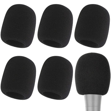 Cubierta de espuma para micrófono antiviento profesional, pantalla de espuma portátil, audio, filtro de pop perfecto para grabación.