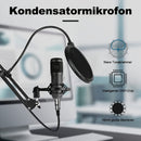 Kit de estudio de podcast profesional con interfaz de audio, mezclador de DJ y micrófono, compatible con PC, portátil y teléfonos inteligentes para grabación de alta calidad - Ideal para podcasting, producción musical y transmisión en vivo - Sistema de m