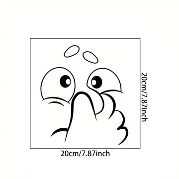 1pc Calcomanía Humorística para Inodoro, de Plástico, Autoadhesiva, Decoración para Inodoro
