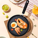 SHAON Sartén para Crêpes de 10 pulgadas Antiadherente, Aluminio Negro, Mango Resistente al Calor, Versátil para Gas, Eléctrico, Cocedor de Arroz, Ideal para Tortillas, Bistecs, Huevos Revueltos y Más, Esenciales para el Desayuno | Sartén Elegante para Cr