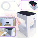 Lámpara LED para uñas, secador de uñas portátil mini con temporizador, alimentado por USB, para uñas de gel, secado rápido, herramienta de diseño de uñas DIY