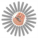 Protectores de Reparación para Estantes del Lavavajillas - Tapas de Recubrimiento Plástico Flexible con Diseño Cónico para Protección contra Fregado y Choques, Accesorios Grises Duraderos para Mantenimiento del Lavavajillas, Piezas de Reparación para Lav