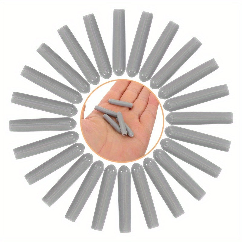 Protectores de Reparación para Estantes del Lavavajillas - Tapas de Recubrimiento Plástico Flexible con Diseño Cónico para Protección contra Fregado y Choques, Accesorios Grises Duraderos para Mantenimiento del Lavavajillas, Piezas de Reparación para Lav