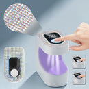 Linterna Portátil Mini para Uñas con Temporizador, Secador de Gel Plástico Recargable USB para Uso en Casa y Salón