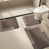 Conjunto de 3 Piezas de Accesorios de Baño: Alfombrillas de Baño Ultra Absorbentes - Antideslizantes, Secado Rápido, Fácil Limpieza - Perfectas para la Entrada, la Ducha y la Lavandería