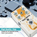 Pedal de Retardo VSN para Guitarra Eléctrica, Pedal Analógico con Efecto Eco y Combinación de Retardo y Bajo, Ajuste de Rango Amplio de Retardo, Cinta Blanca con Efecto Reverb Boost y True Bypass