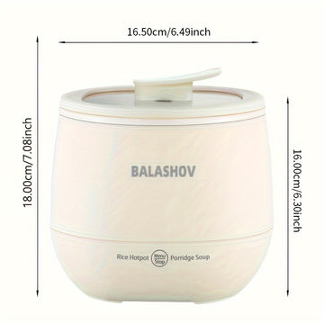 Mini Olla Arrocera, Fiambrera Eléctrica, Olla Arrocera Portátil De Viaje Pequeña, Olla Antiadherente, Función De Mantener Caliente, Adecuada Para 1-3 Personas - Para Cocinar Sopa, Arroz, Estofados, Granos Y Avena