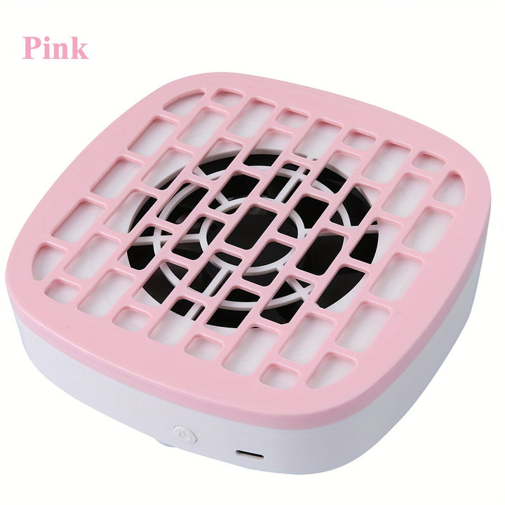 Aspiradora de polvo de uñas mini TFSCLOIN - Aspiradora para uñas con USB, succión potente, sistema compacto para manicura en casa o salón, compatible con taladros para uñas, incluye filtro, ideal para salones de uñas, spa o uso DIY, equipo de manicura, d