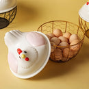 Canasta de Cerámica para Almacenamiento en Cocina, Ideal para Huevos y Otros Artículos Varios