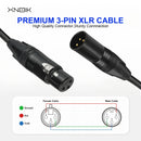 Cable de Micrófono XLR Extra Largo XNOIK - Audio Profesional Resistente, 15m/10m/5m, Blindaje Equilibrado para Estudio y Escenario en Vivo, Podcasting - Compatible con Conectores Macho a Hembra, Diseño Robusto de Conector, Textura Trenzada