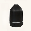 Diseminador de aromaterapia ultrasonico compacto con alimentación USB y función de niebla - Negro, ideal para hogar y oficina, diseminador para hogar, oficina y sala de estar.