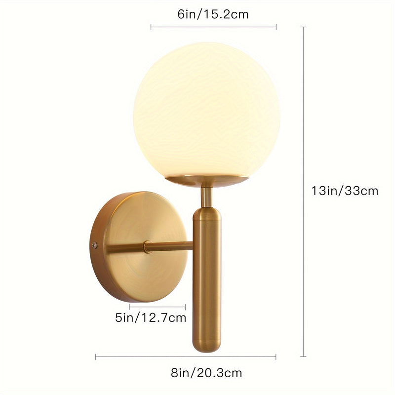 Lámpara de pared de metal moderna, adecuada para sala de estar, dormitorio, baño, pasillo, decoración de cabecera, control de interruptor, base de bombilla G9, excluyendo bombilla esférica.