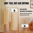 Secador de ropa portátil - Enchufe de EE. UU., apto para apartamentos, autocaravanas, viajes. Secador portátil de 550W de alta potencia. Secador mini de lujo para ropa ligera, ropa interior, compacto y conveniente.