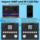 ANNBLACK BOX Procesador de Pedales para Guitarra y Bajo - 80 Preestablecidos + 6 Módulos Personalizables, Grabación Inalámbrica/OTG, Tiempo de Ejecución de 10H, 20 IR Cab SIM, Alimentado por USB/Batería, Equipo de Estudio de Grabación, Unidad de Efectos