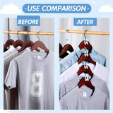 20 Ganchos Para Colgar Ropa, Ganchos Mágicos Para Colgar, Ganchos De Conexión En Cascada Para Trabajo Pesado, Clips Extensores Para Colgar Que Ahorran Espacio Para Ropa Para Armario Organizador