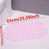 1 pieza - Alfombra de baño para ducha, alfombrilla para bañera y cuarto de baño, tapete antideslizante con ventosas, felpudo de PVC