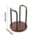 1 pieza, soporte de taza de madera elegante - Organizador de escritorio de estilo moderno con múltiples compartimentos, diseño elegante para tazas de café y té, perfecto para decoración del hogar o la oficina, tazas para decoración del hogar