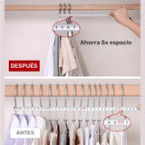 Percha Multi-capa Para Ropa, Tendedero De Metal, Ahorro De Espacio Y Organización Para Armario, Closet, Dormitorio
