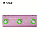 Pedal de efectos multi-función para guitarra/bajo M-VAVE TANK MINI - 21 presets, batería de 7 horas, control BT/Inalámbrico, interfaz de audio USB, más de 60 efectos (puerta de ruido, IR CAB, retraso, reverberación) para la recreación musical/actuación e