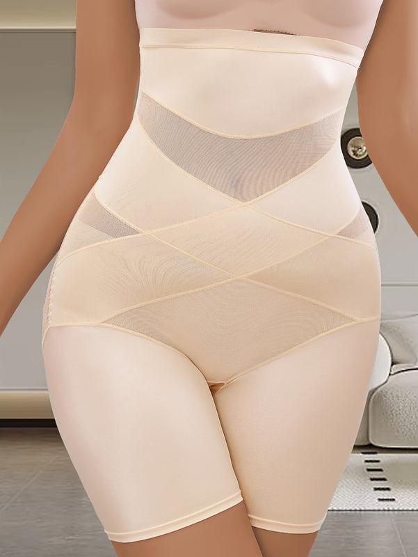 Pantalón moldeador de talle alto para mujer, con efecto levantacolas y reductor, incluye short de seguridad para evitar transparencias y es ideal para uso posparto