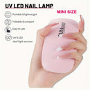 Linterna Portátil Mini para Uñas, Ideal para Gel y Secado, Diseño Plegable con Alimentación USB