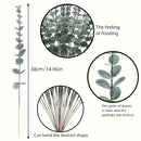 Ramas de Eucalipto Artificial Realistas Sin Mantenimiento 70/90 - Perfectas para Decoración del Hogar, Bodas, Primavera y Verano, Día de San Patricio, Artesanías de Pascua | Planta de Plástico Versátil para Mesa