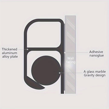 Sujetador de recibos de pared de aleación de aluminio - Organizador multiranura para cocina de restaurante, porta tickets de metal duradero con diseño ahorrador de espacio, fácil instalación para servicio de alimentos y uso comercial, acabado metálico el