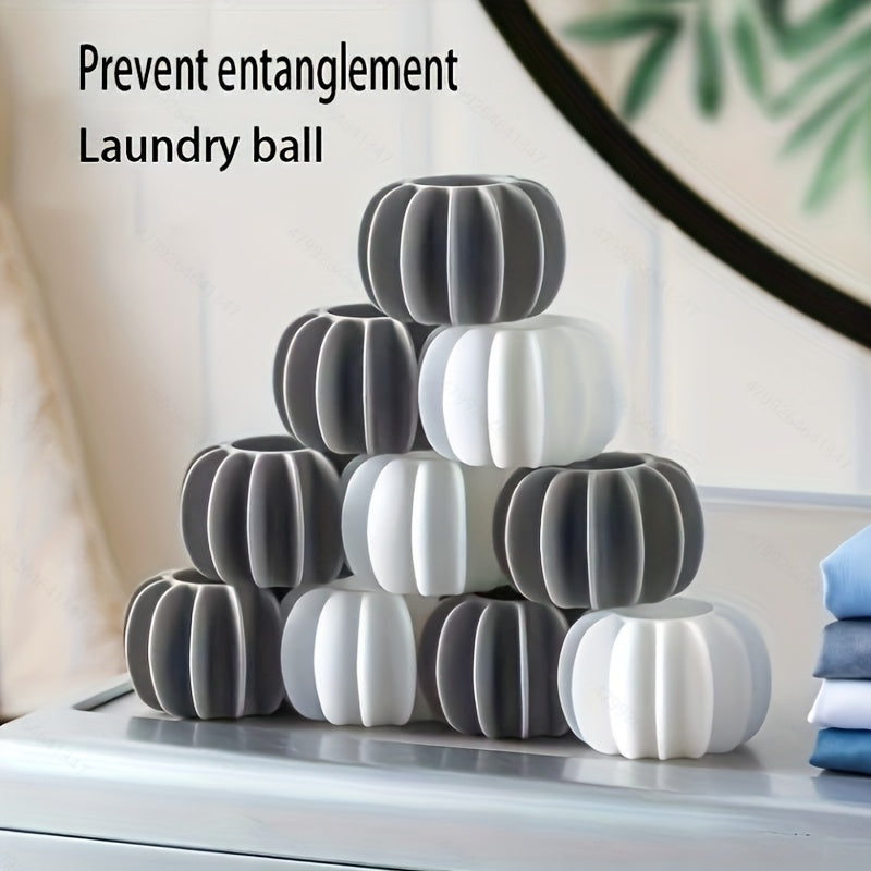 10pcs Bolas Anti-Enredos para Ropa - Evita que la Ropa se Enrede y Enreda, Accesorios Esenciales para la Lavandería