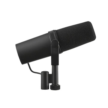 Microfono Dinámico Profesional SM7B - Micrófono de Estudio con Conector XLR, Diseño Resistente y Antigolpes, Incluye Paravientos Desmontable - Para Podcasting, Streaming, Locución - Voces Cálidas, Amplia Respuesta de Frecuencia - Compatible con Estudios