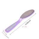 Artefacto de frotación de pies doble cara para eliminar piel muerta, pedicura Light Beige, tabla y herramientas de pulido, piedra pómez para cuidado de los pies