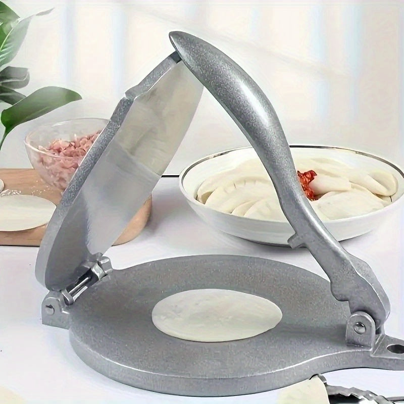 Presión manual de panqueques mexicana, 9 formas fáciles, 5 segundos de formación rápida, no requiere electricidad, duradera y antiadherente, fácil de limpiar, fácil de hacer tortillas, pasteles mexicanos, panqueques indios, pizza. La primera opción para