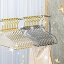 5/10 Uds. Perchas Transparentes Con Purpurina, Perchas Antideslizantes Que No Dejan Marcas, Perchero Para Colgar La Ropa Del Dormitorio Del Hogar, Perchas Gruesas Sin Rastro
