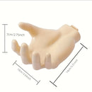 Gancho en forma de mano de 1 pieza, Gancho de Pared sin Perforaciones y Sin Rastro, Gancho Duradero para Llaves, Sombreros, Toallas, Artículos de Aseo, Gancho Autoadhesivo para la Casa para Objetos Varios, Organizador Doméstico para Baño, Dormitorio, Hog