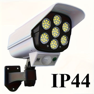 Luces LED con Sensor de Movimiento Solar para Seguridad Exterior - Fácil Instalación, Ideal para Porche, Jardín y Entrada
