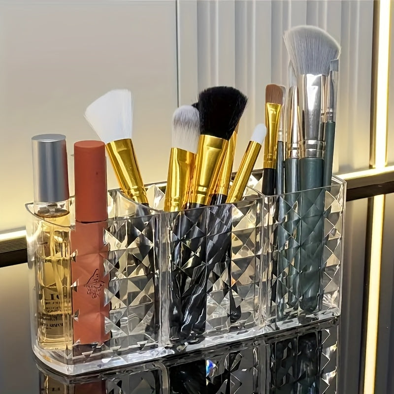 Organizador de Cosméticos Estiloso y de Gran Capacidad - Caja Multifuncional de Acrílico, Ideal para Tocadores, Gabinetes de Cocina y Escritorios - Regalo Perfecto para San Valentín, Navidad y Cumpleaños