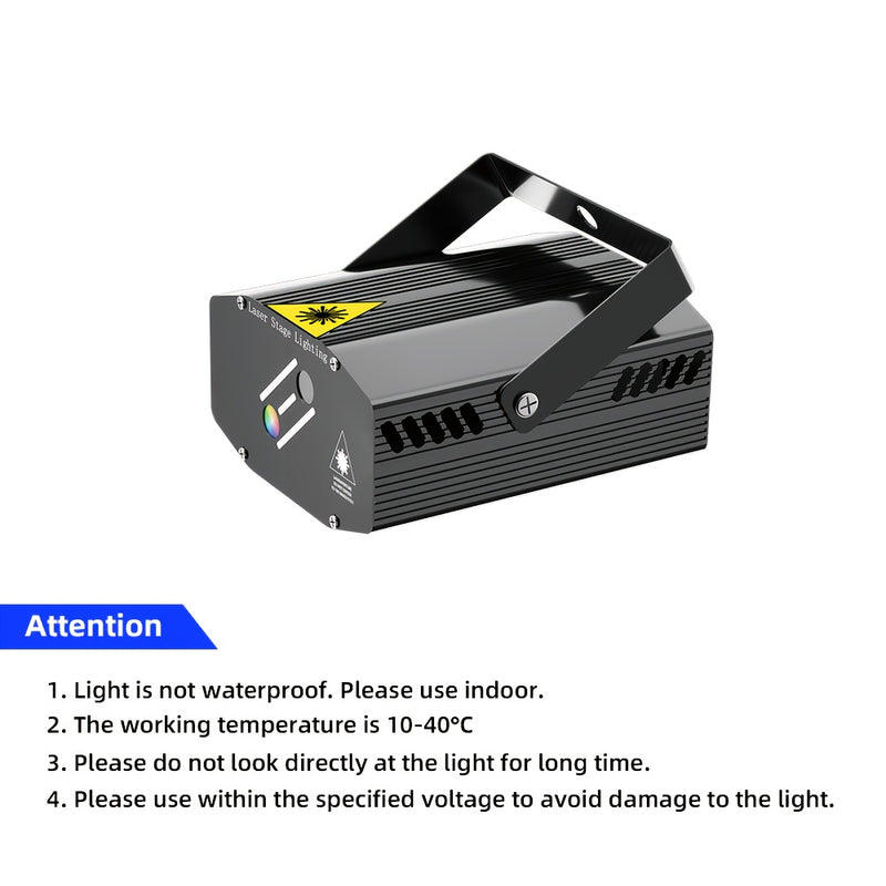 2 luces LED vibrantes para escenario con control remoto - Alimentación por USB, rotación de bola de discoteca, ideales para fiestas DJ, KTV, cumpleaños, Halloween, Navidad y más - Efectos de iluminación versátiles para DJ, luces para fiestas
