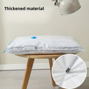 5 paquetes de bolsas de almacenamiento de compresión al vacío duraderas con cierre de cremallera - Ahorro de espacio para ropa, almohadas, edredones, mantas y ropa de cama - A prueba de fugas, multiusos, plástico engrosado, forma rectangular