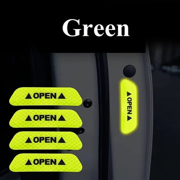 8 piezas de luces LED univer de bienvenida para puertas con pegatinas reflectantes de seguridad - Fácil instalación, aptas para sedanes, SUV, furgonetas, de larga duración y duraderas, accesorios LED univer para coches, día de San Valentín, Acción de Gra