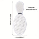 Lima de vidrio nano de doble cara - Herramienta profesional para pedicura, elimina piel muerta y callos, reutilizable y lavable para talones agrietados, pies suaves rápidamente en casa, cuidado de pies | Exfoliación suave | Acabado brillante, esenciales