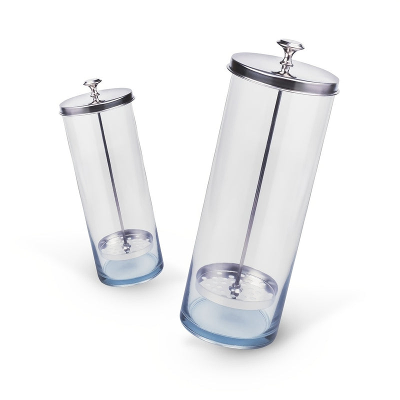 Vaso de Desinfección para Herramientas de Belleza, Botella de Desinfección para Salón de Peluquería, Suministros de Arte de Uñas, Vaso de Desinfección para Herramientas, Botella de Agua de Desinfección de Vidrio