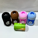 1pc Filtro de Aire Personal Portátil - Compacto y Discreto Purificador de Humo HEPA y Carbón, Hasta 300+ Usos, No Necesita Electricidad, Material de Silicona/Papel, Disponible en Negro, Marrón, Rosa, Azul con Cilindro de Diseño Floral - Ideal para Frescu