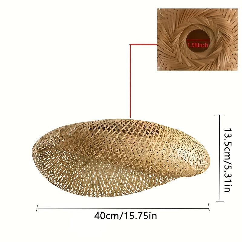 Vaina de Luz Cálida · Pantalla de Lámpara Tejido a Mano, Ambiente Cálido, Pantalla de Lámpara de Mimbre Vainilla, Pantalla de Lámpara Curativa con Luz Suave, Diseño Transparente Natural