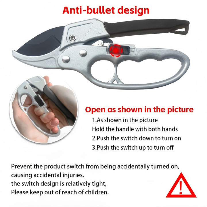 Tijeras de Podar de Jardín de Acero al Carbono de 20mm con Mango Ergonómico Antideslizante – Herramienta de Recorte Manual de Estilo Clásico para Ramas, Arbustos y Árboles Frutales – 1pc, Herramienta de Podar para Jardín | Tijeras de Recorte de Precisión